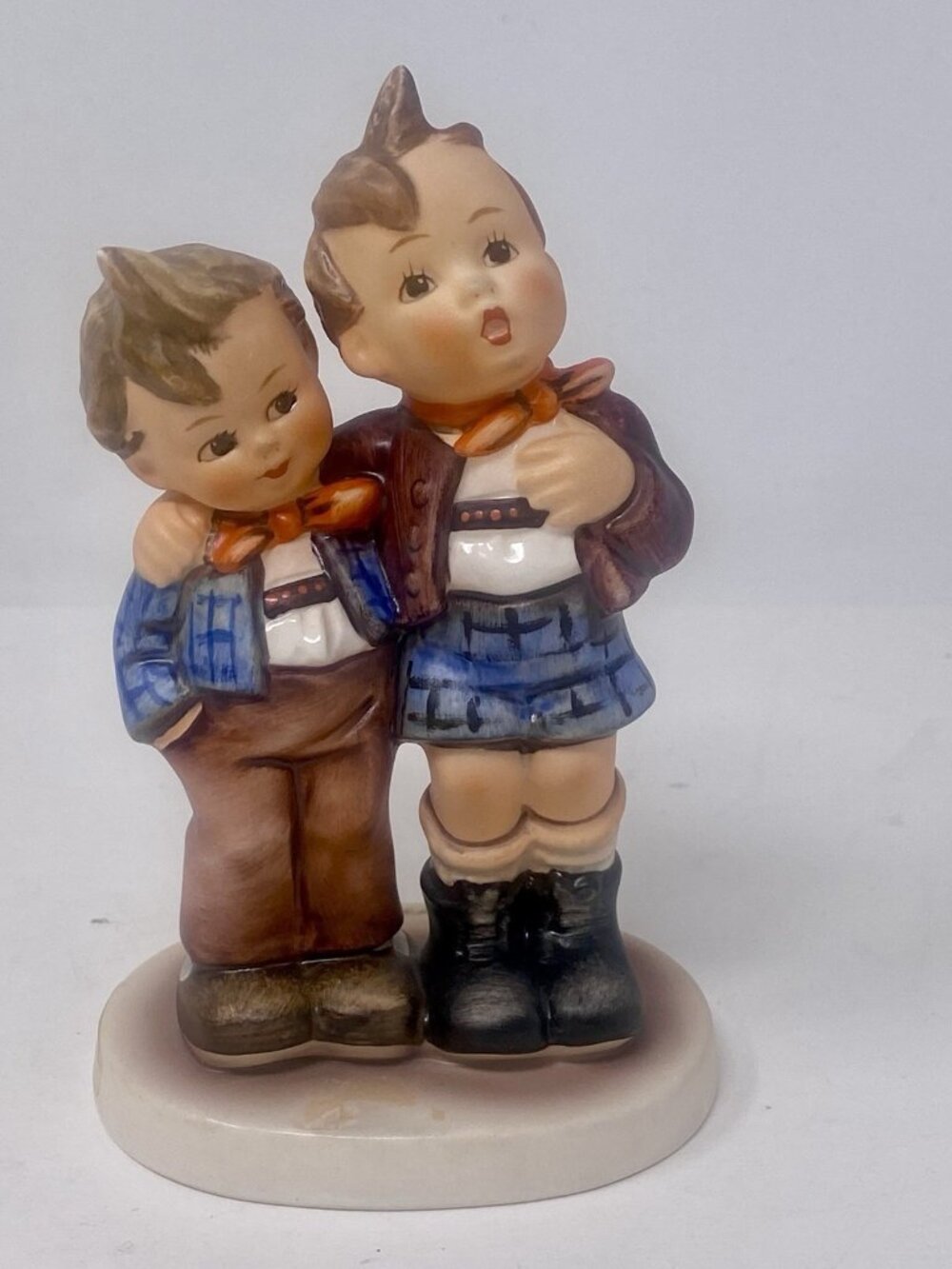 Goebel Hummel Max And Moritz # 123 TMK6 Figurine W Germany 1979 2 Boys 5”